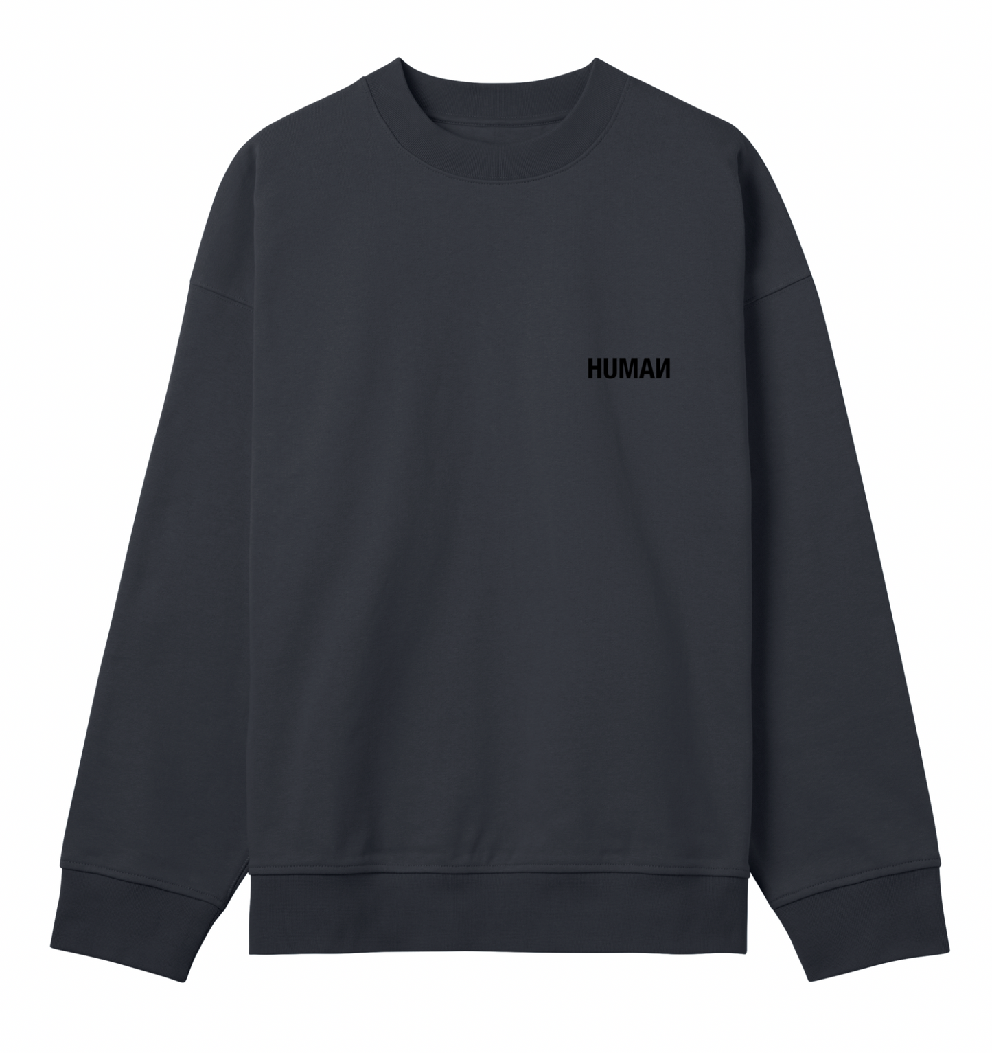 Logo Boxy Sweater Off Black