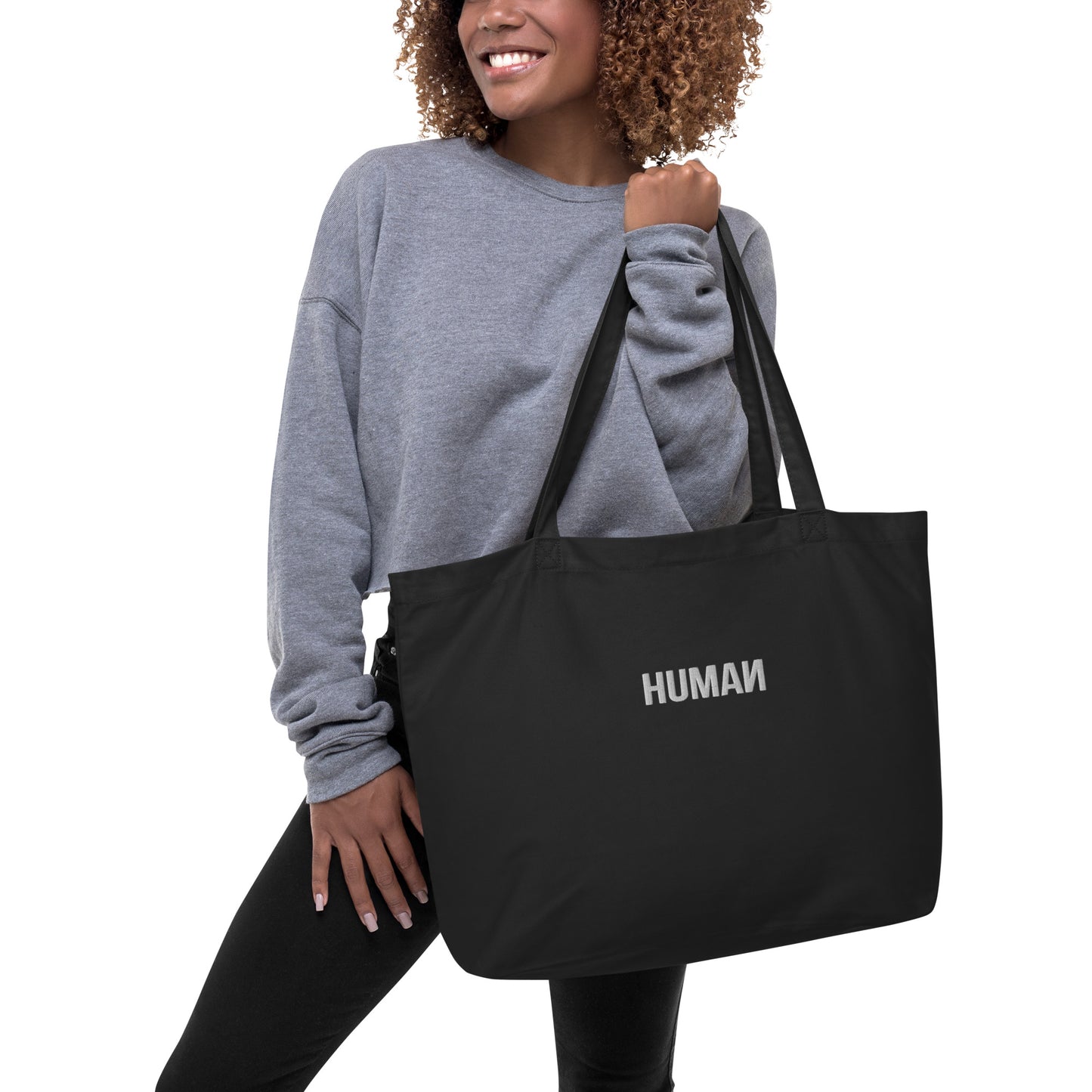 Large organic tote bag - Free Shipping