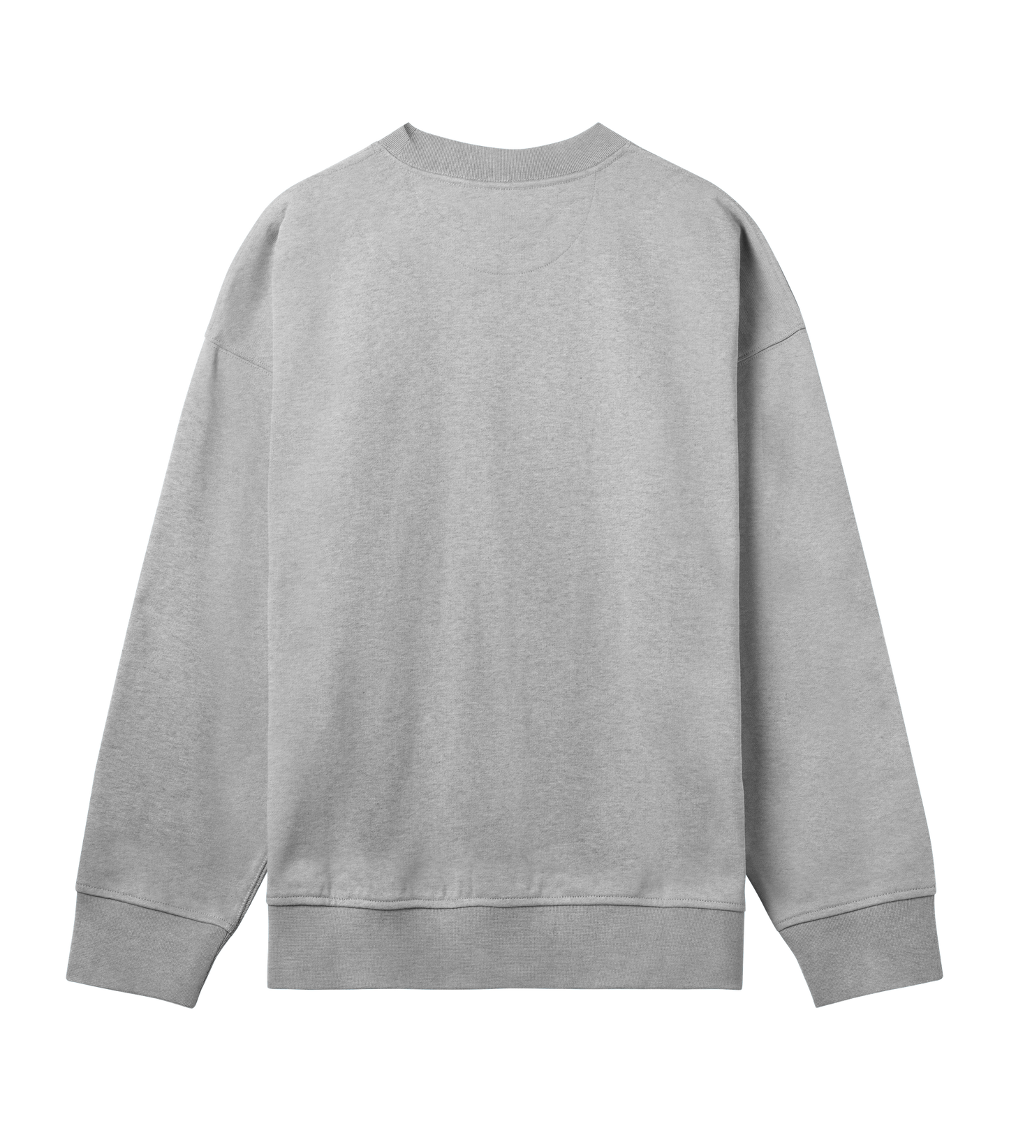 Logo Boxy Sweater - Grey Melange