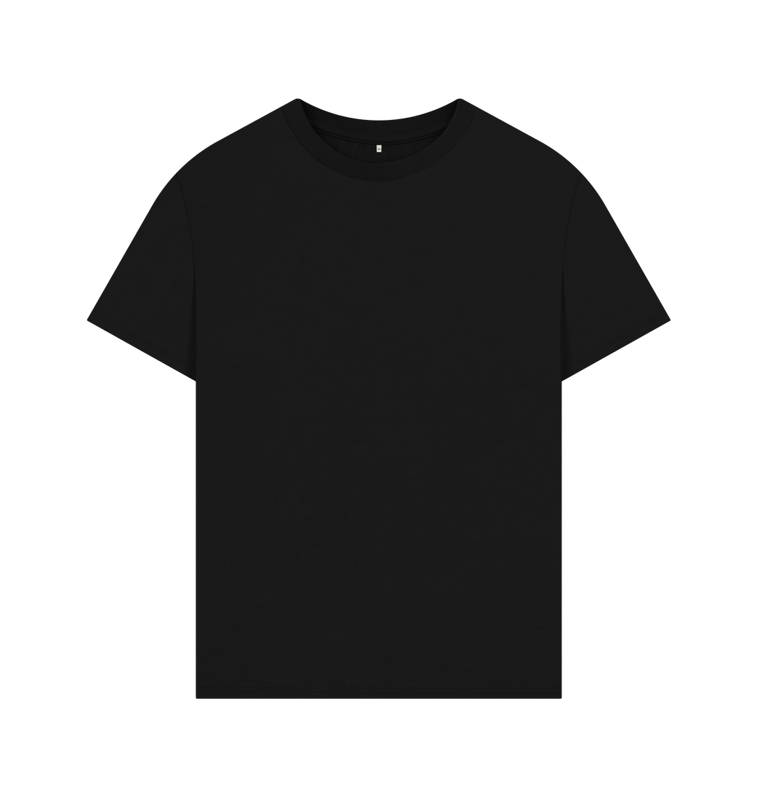 Black MENS OVERSIZED GYM T-SHIRT -