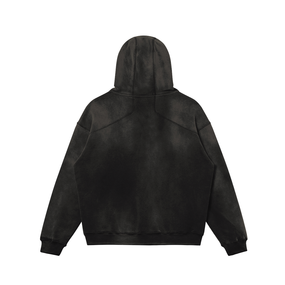 スウェット・トレーナー Golden  Distressed Faded Black Sweatshirt Farfetched Oversized Faded Sweatshirt | Senpai Streetwear