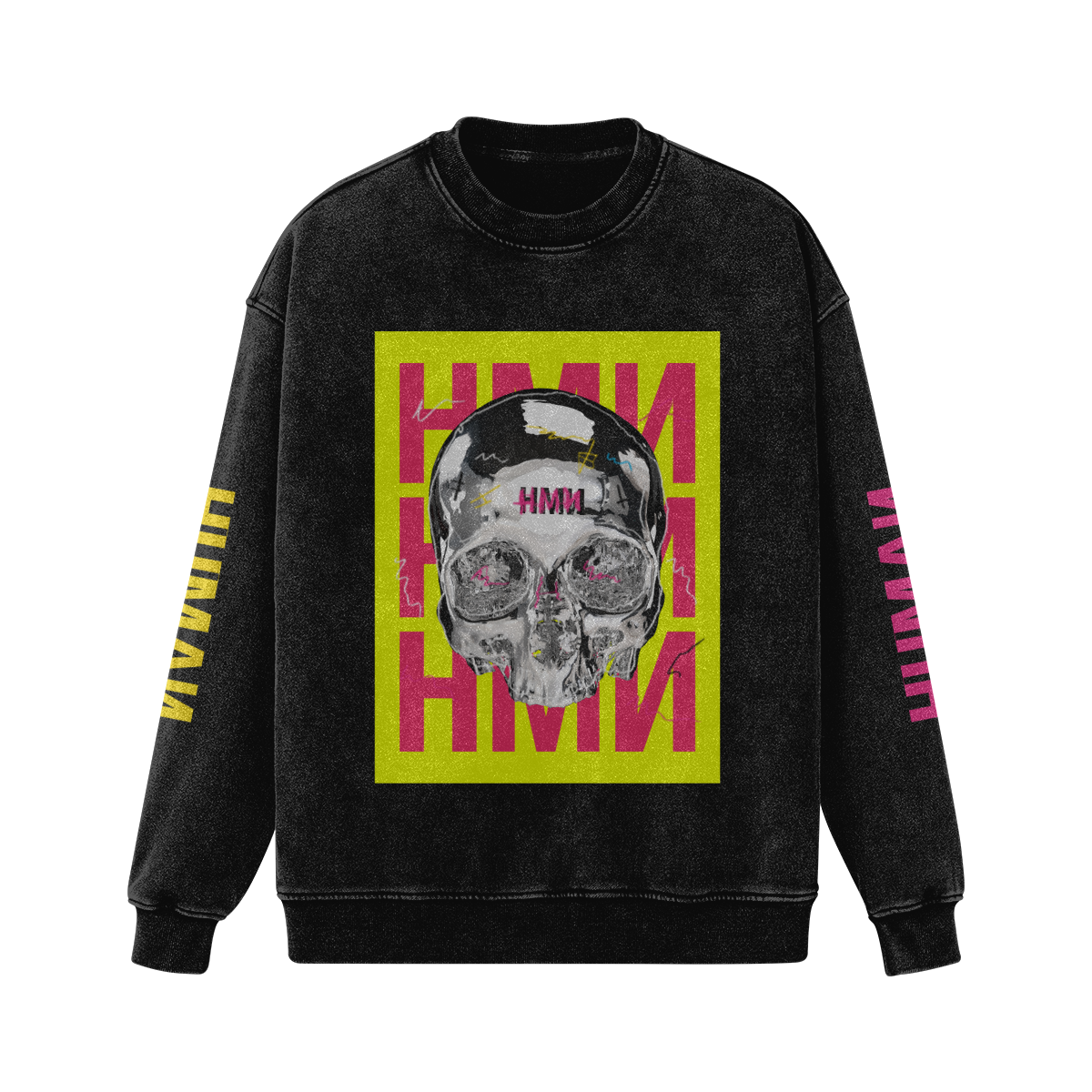 CROME SKULL Overized Sweater