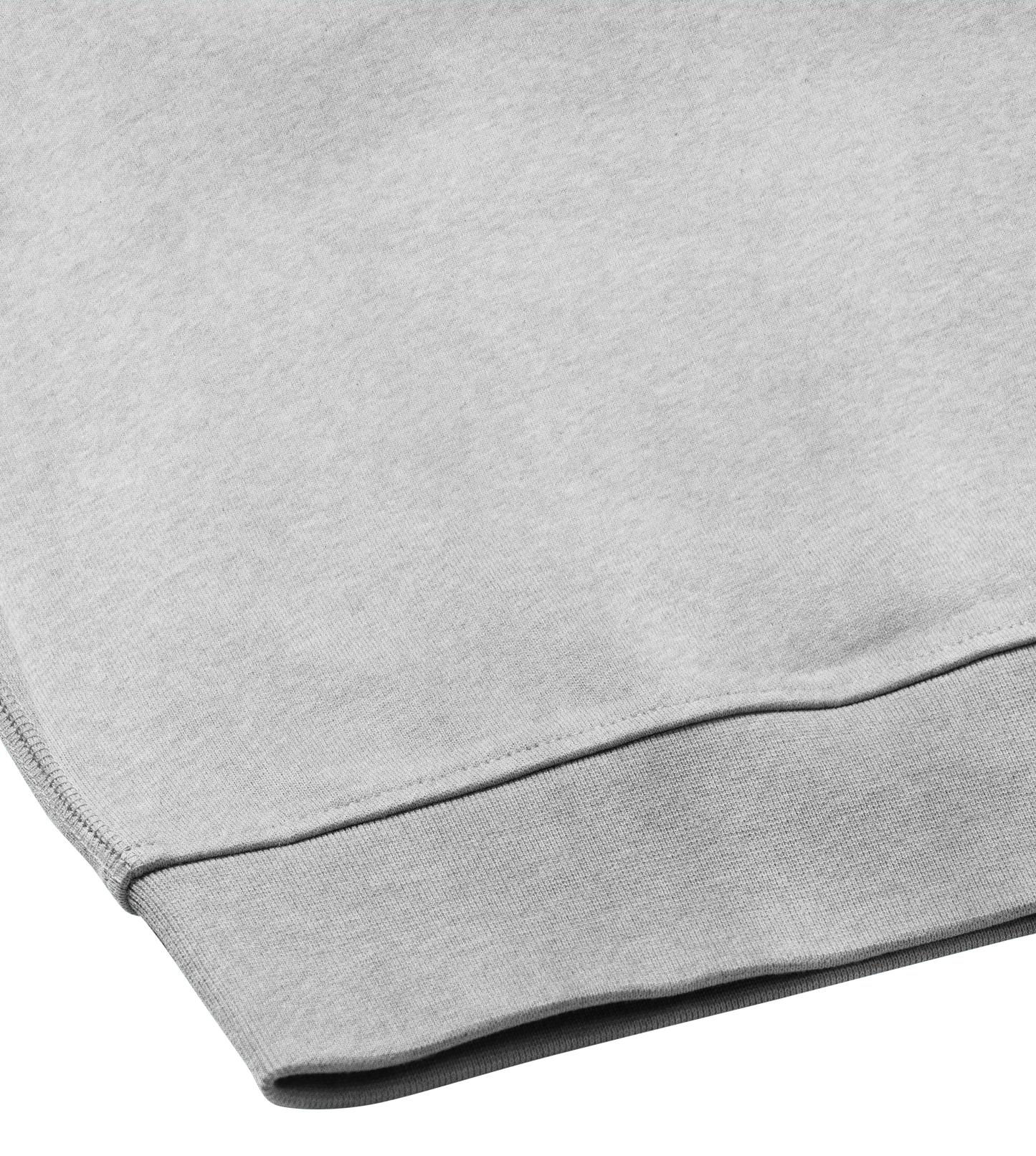 Logo Boxy Sweater - Grey Melange