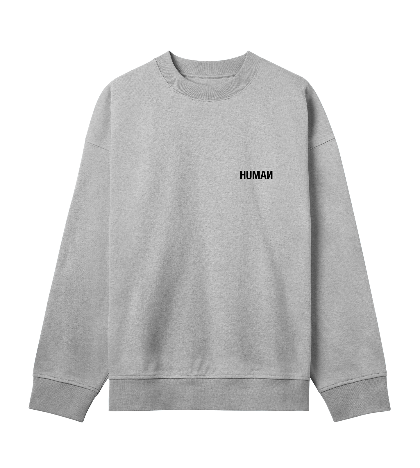 Panther Boxy Sweatshirt - Grey Melange